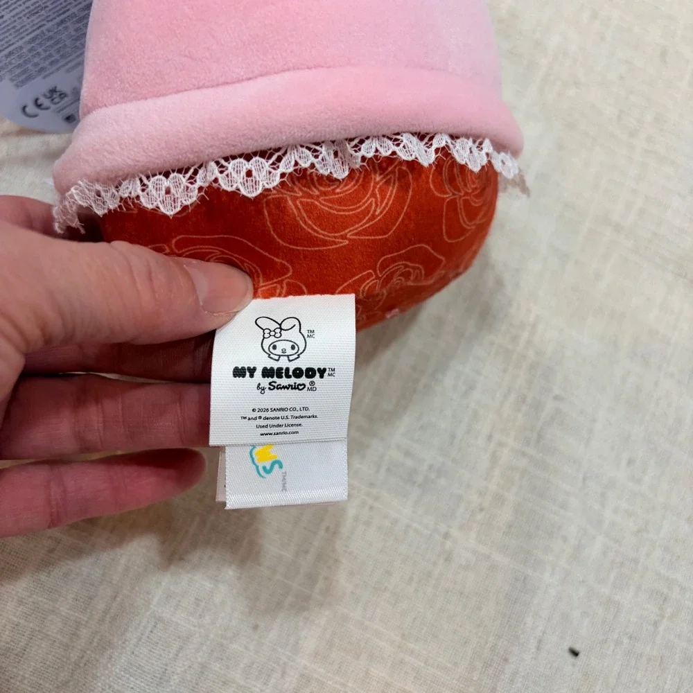 Squishmallows‎ Sanrio My Melody Pink Rose Lace Plush 5 inch SQSN01572 NWT 2024